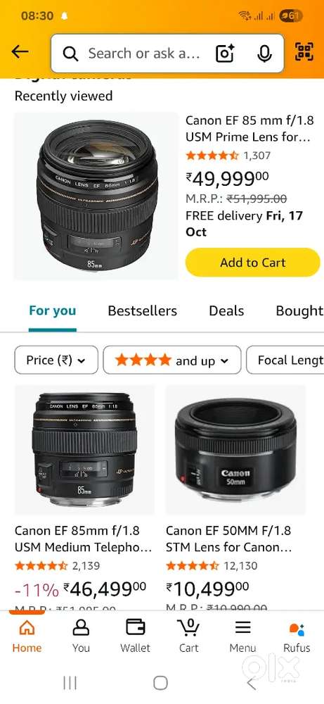 Canon lens