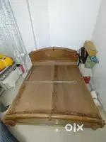 Bed without mattress