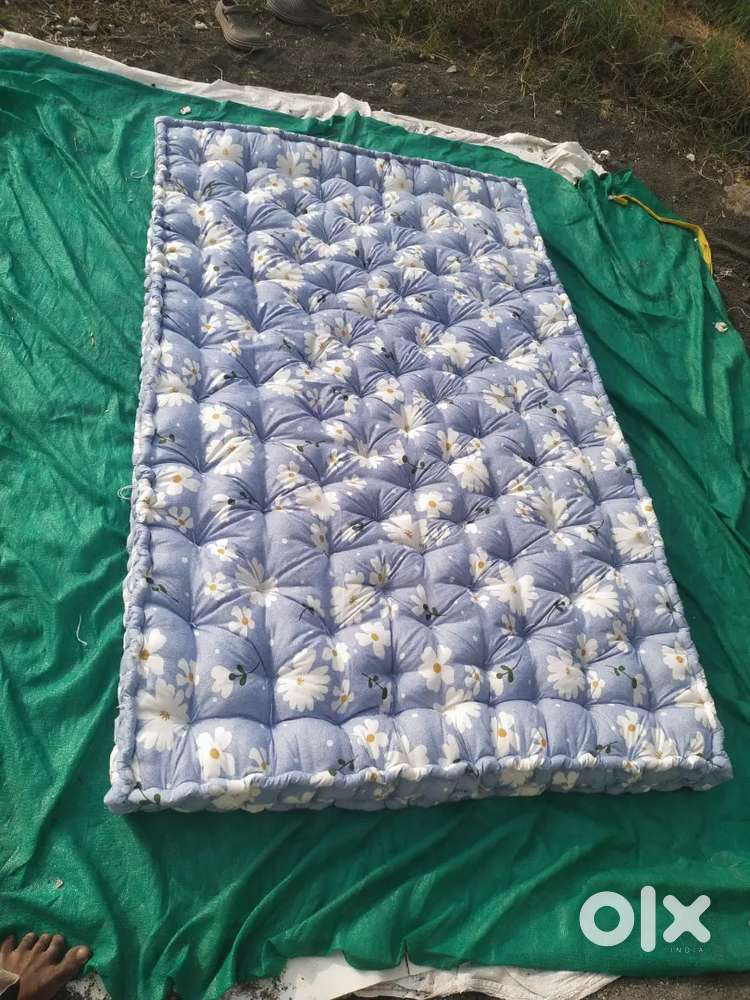 सफेद रुई का नया गद्दा (gadda) कपास का रुई