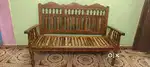 Good conditioned Three beautiful wooden sofas