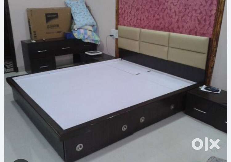 Super offer buy new double bed 3990, With box -6990/-