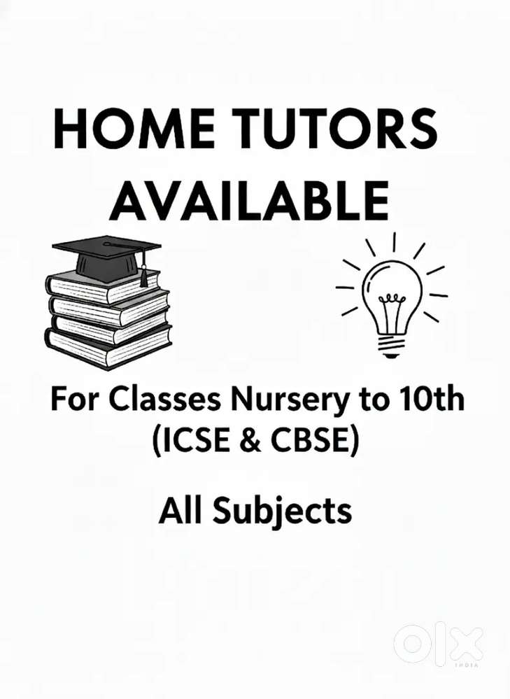 Home Tutors Available