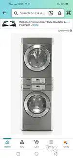 LG washing machine and dryer