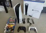 PlayStation 5 with games