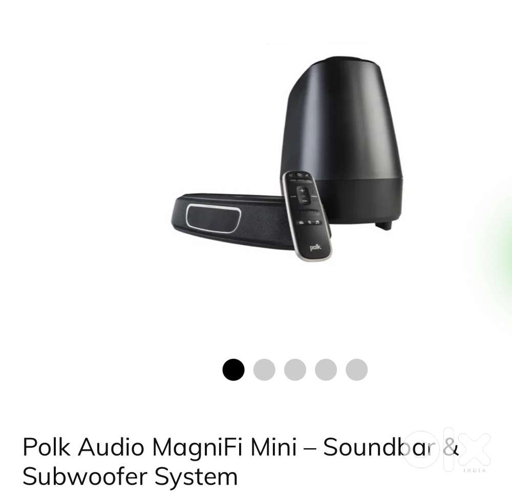 Polk magnifi mini home theater soundbar with woofer