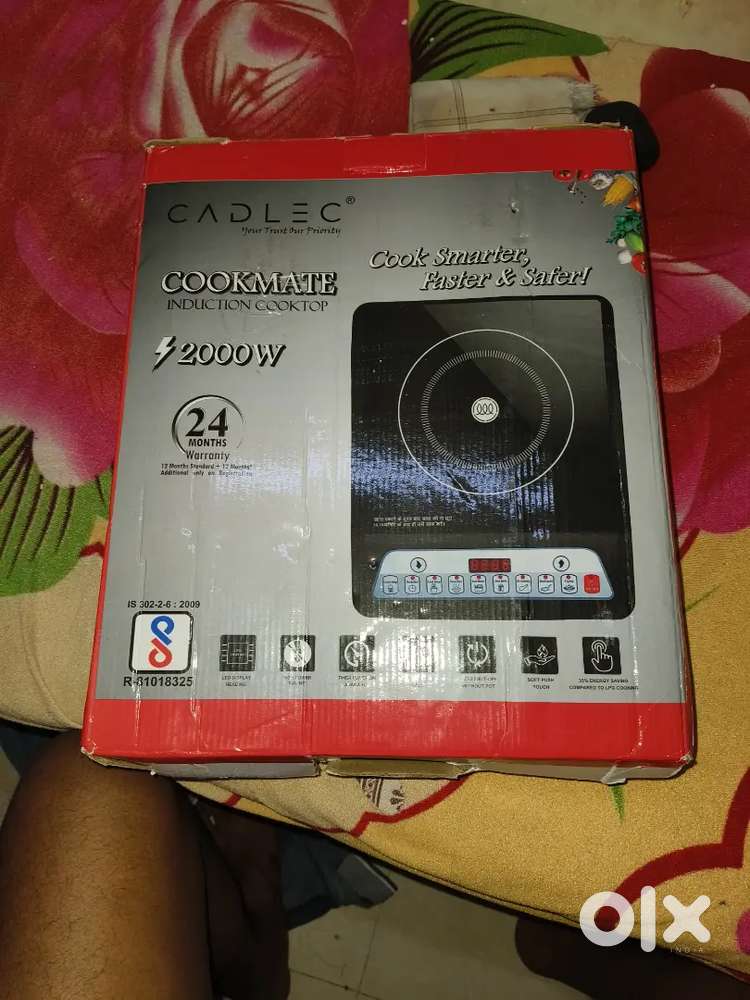 Induction stove for sale used for bachelors.