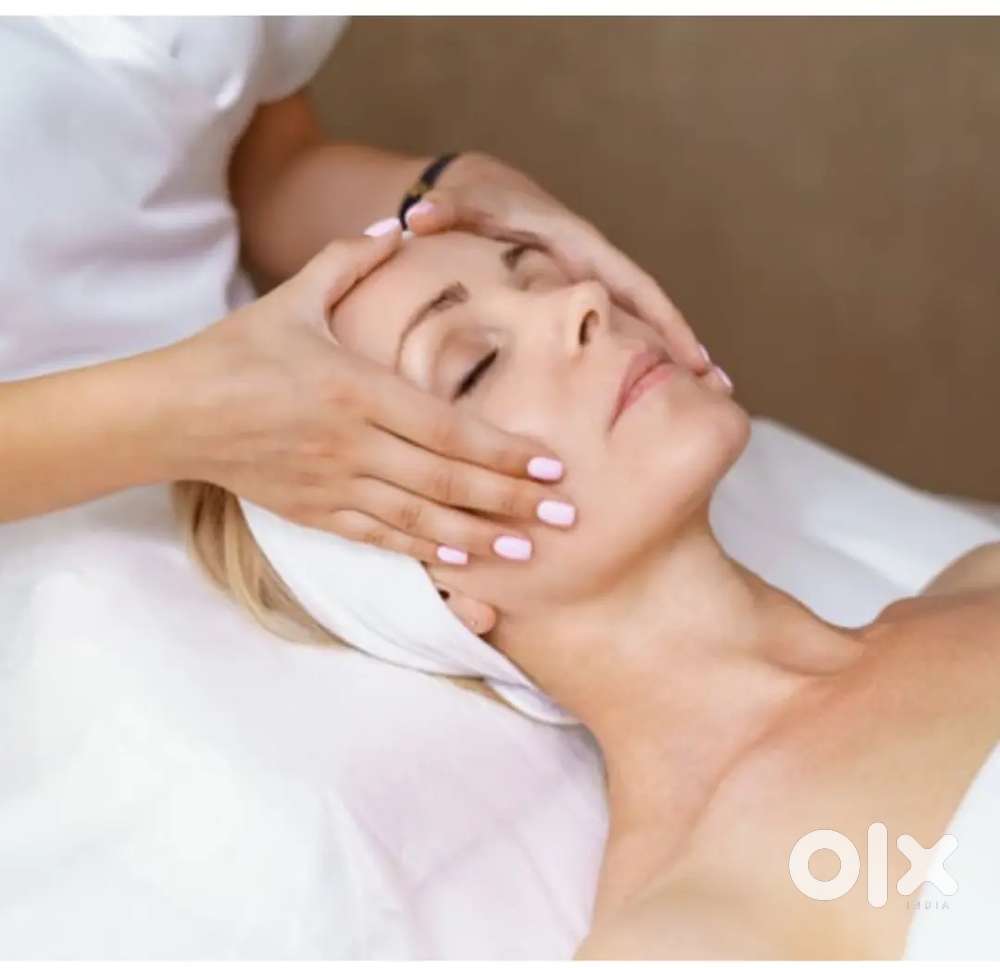 Female spa therapist