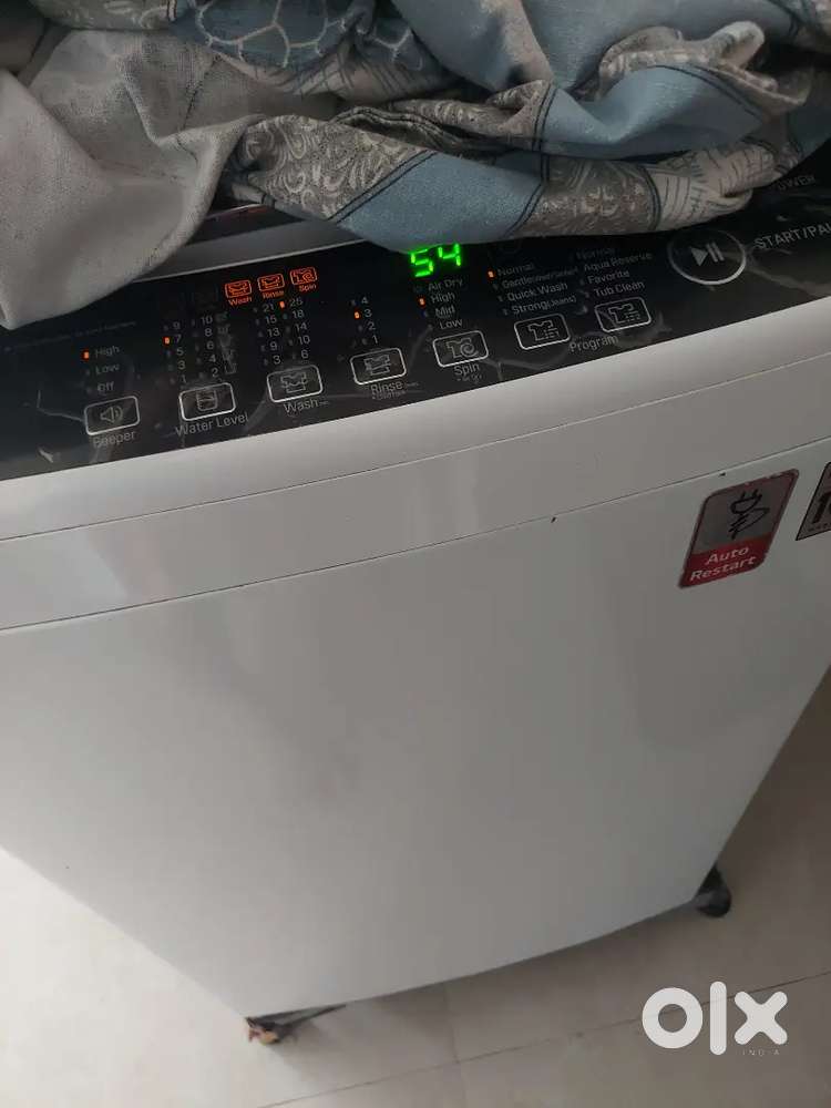 LG top loader washing machine new condition inverter technology