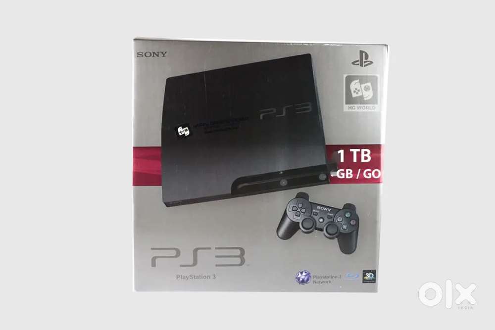Sony PlayStation 3  PS3 Slim  1 TB (1000GB) 82 Best Games Bundle