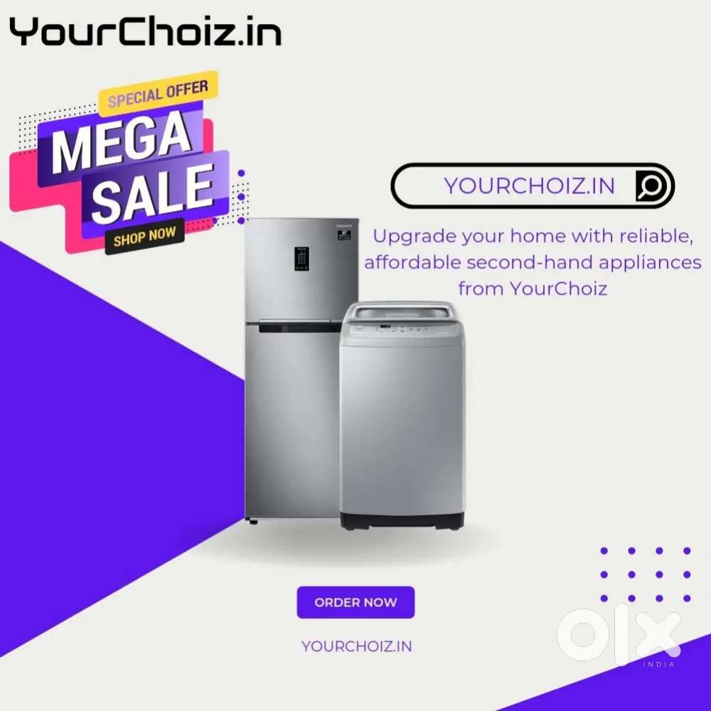Smart Living Duo: Washing Machine + Refrigerator
