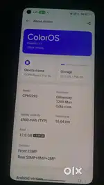 OPPO reno 7 pro. 12gb 256gb