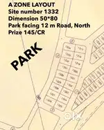 A zone 50*80 12 m Road Park facing near Ring Road