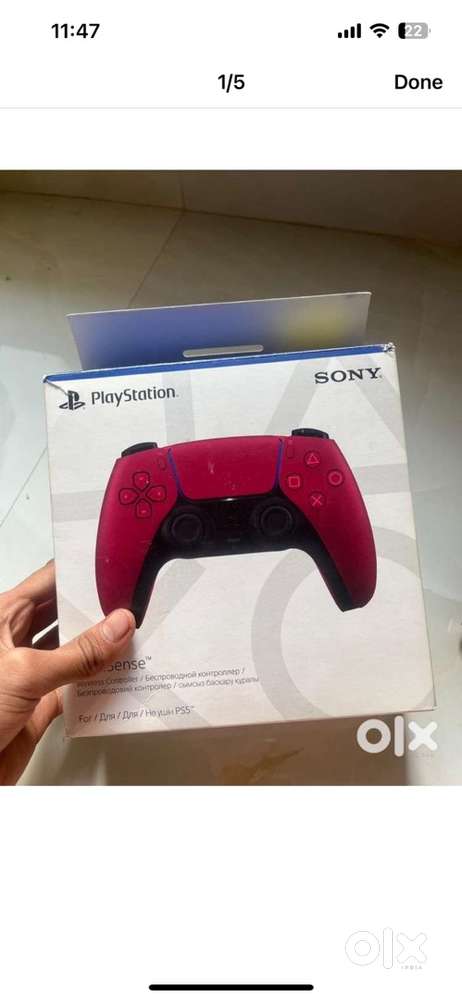 PS 5 controller red premium color