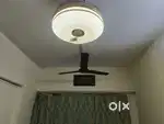 Smart ceiling fan + light (3 colour ) + bluetooth speaker
