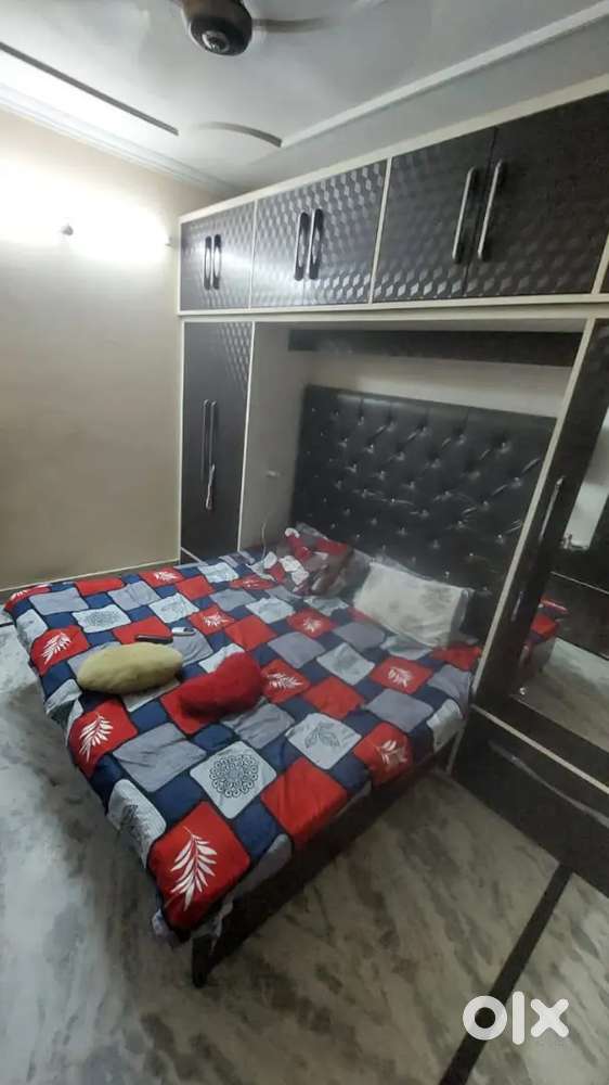 Independent one room furnished attached kitchen washroom Bed AC fan li