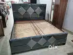 Brand New Fresh Designer Double Bed With Storage Box