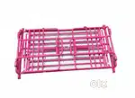 Cozy & Portable Pink Infant Cradle with Metal Solid Build