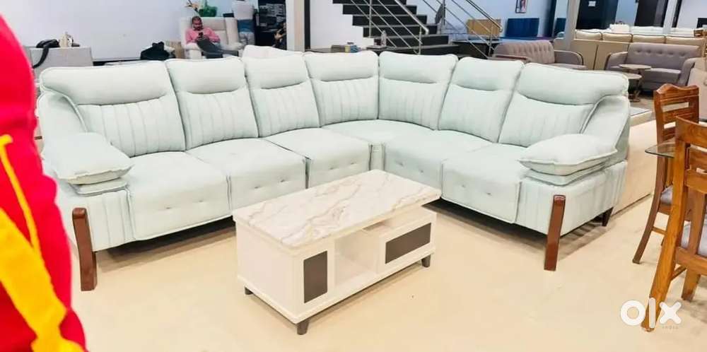 LUXURIOUS L TYPE FIBER MODEL SOFA MANUFACTURING AT ZAM ZAM FURNITURE