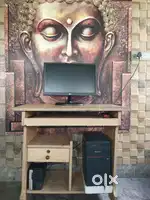 Desktop P C Good condition.with computer desk