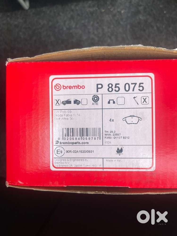 BREMBO BRAKE PADS SET P85075
