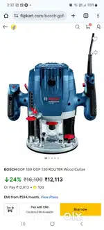 Bosch gof 130 wood router (trimmer)
