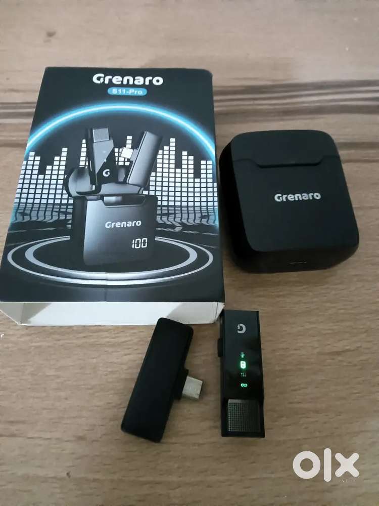 GRENARO J13 Wireless

Microphone, Noise  Mic with Charging Ca..