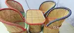 4 mudda set with table in condtion for urgent sale