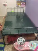 double cot bed iron heavy gauge no damage