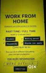 Online work/work from Home