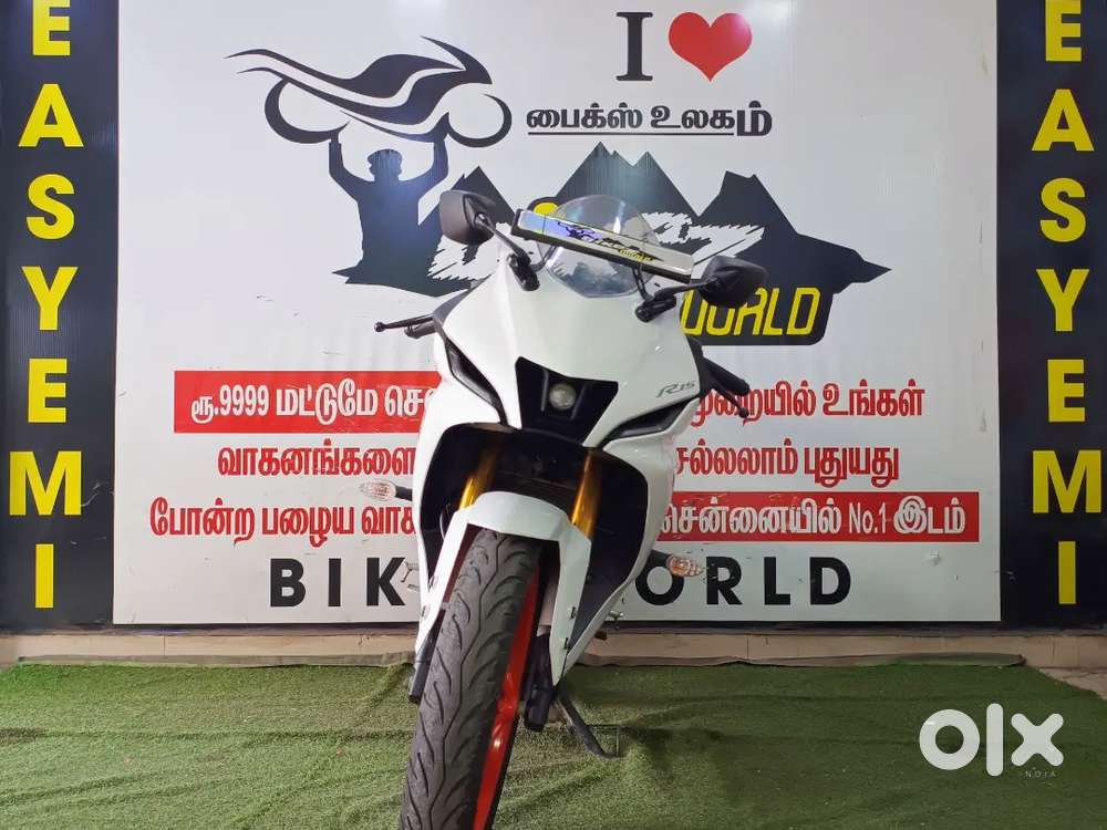 R15 V4 (WHITE)BS6-ABS~2024 MODEL GOOD CONDITION EMI EXCHANGE AVAILABLE