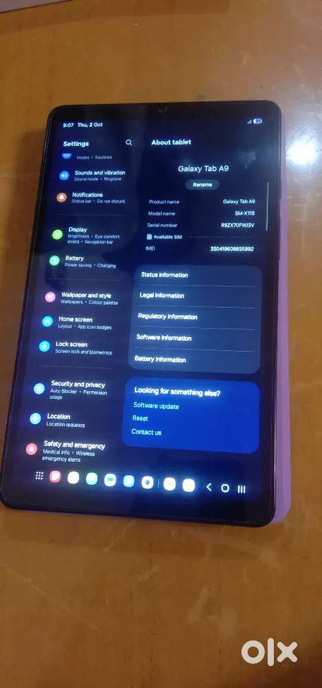 Samsung A9 price:15000/-