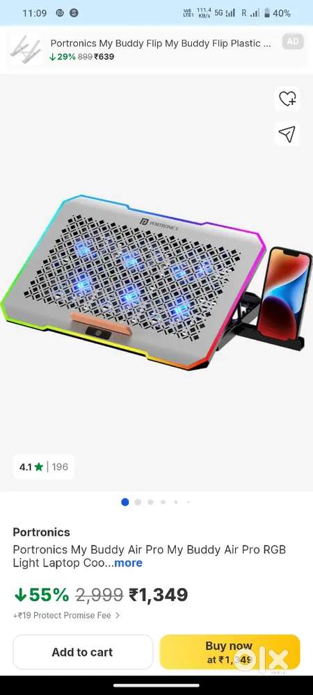 Laptop Cooling Pad Brand New