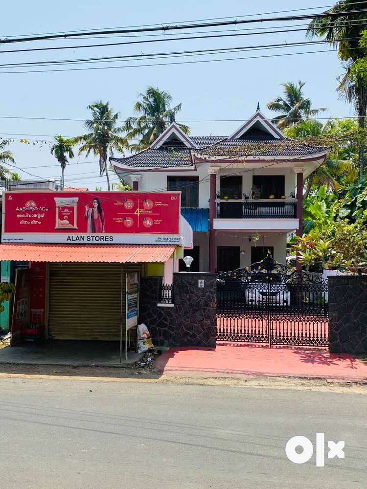 House & Shope 4 sale at Ekm Narakkal 12km Frm High Court Jn NRE Owned
