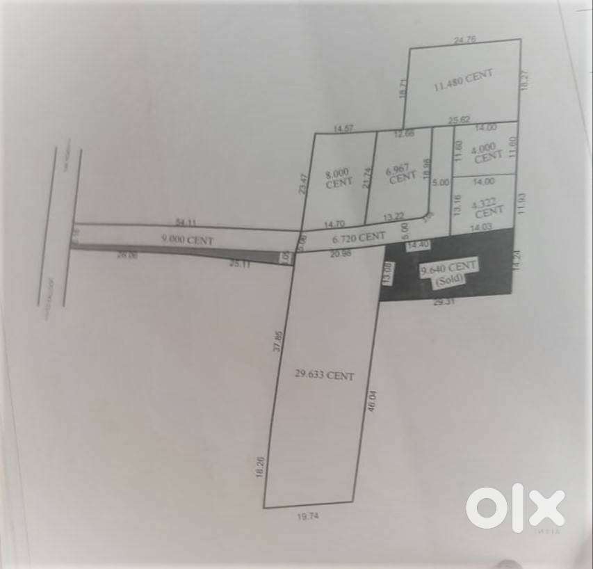 50 cent house plot at near Aj college Thonnakkal