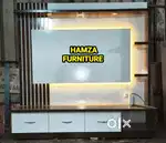 HAMZA FURNITURE New designer stylish look particle wood tv cabinet