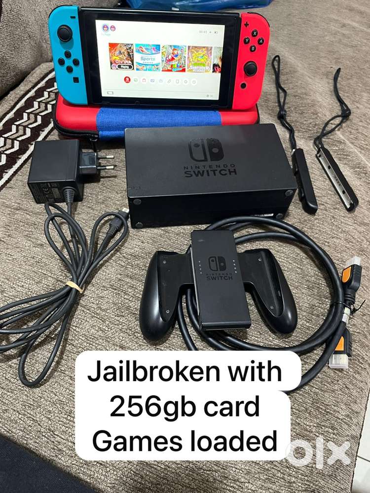 Nintendo Switch v2 JB + 256gb card