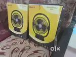 2 iBell Rechargeable Fans with Light