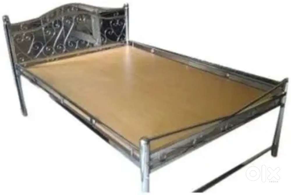Steel single bed 2