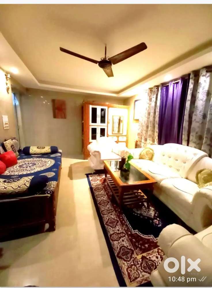 Four BHK with three bathroom  car parking to let at friends colony