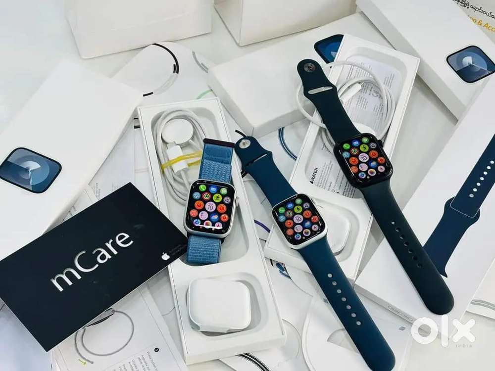 Apple I watch S7 45mm GPS + cellular box charger band all available