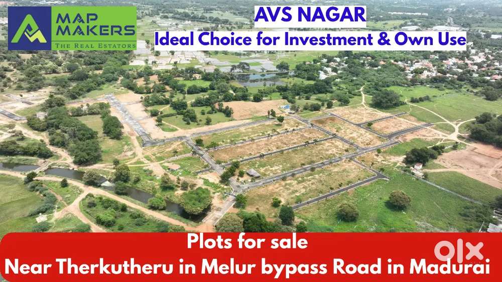Plots for sale in Madurai in Therkutheru Near Melur NH Road in Madurai
