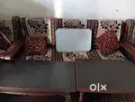 5seater sofa set wooden
