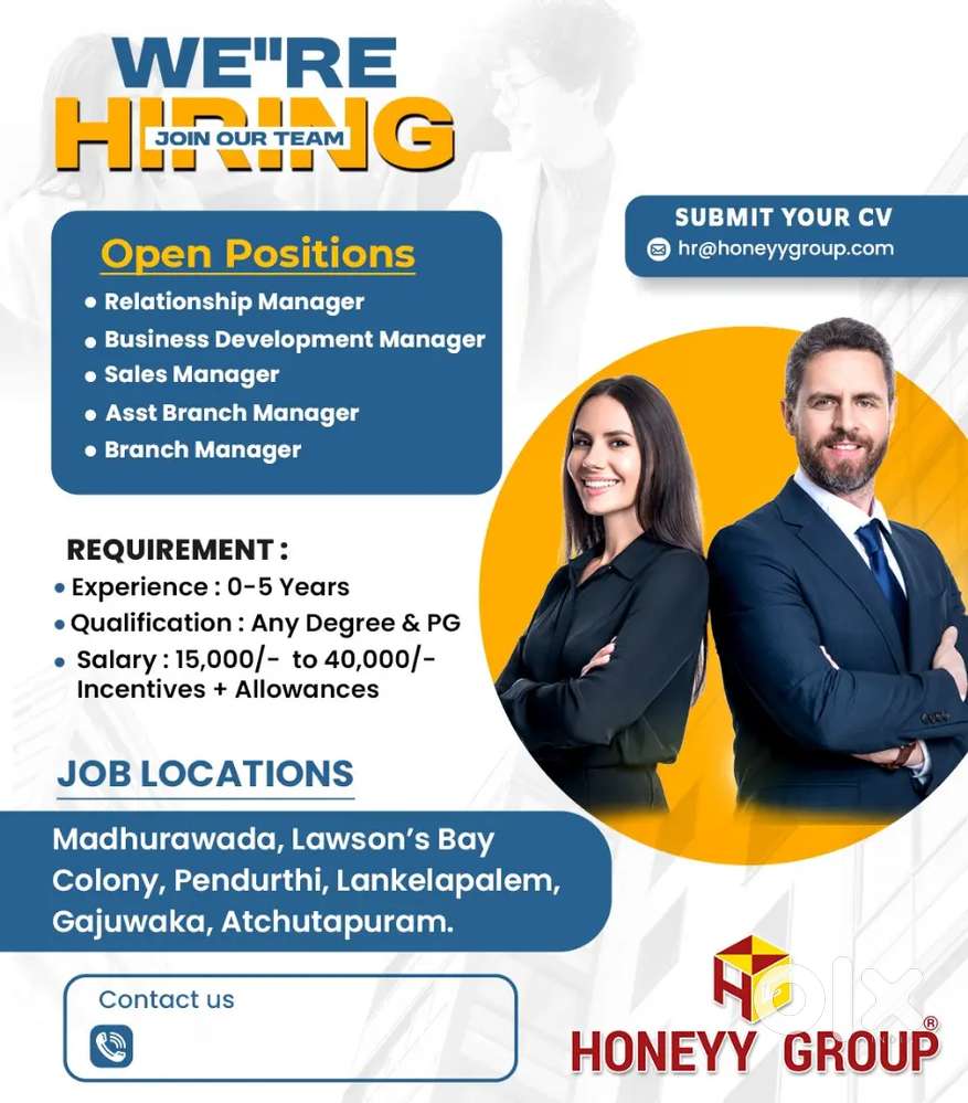 Good opportunity for freshers and experience