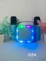 (New) Bluetooth speaker with 2 Wireless Mics