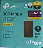 Unused TP-LINK WiFi Dongle 300 Mbps