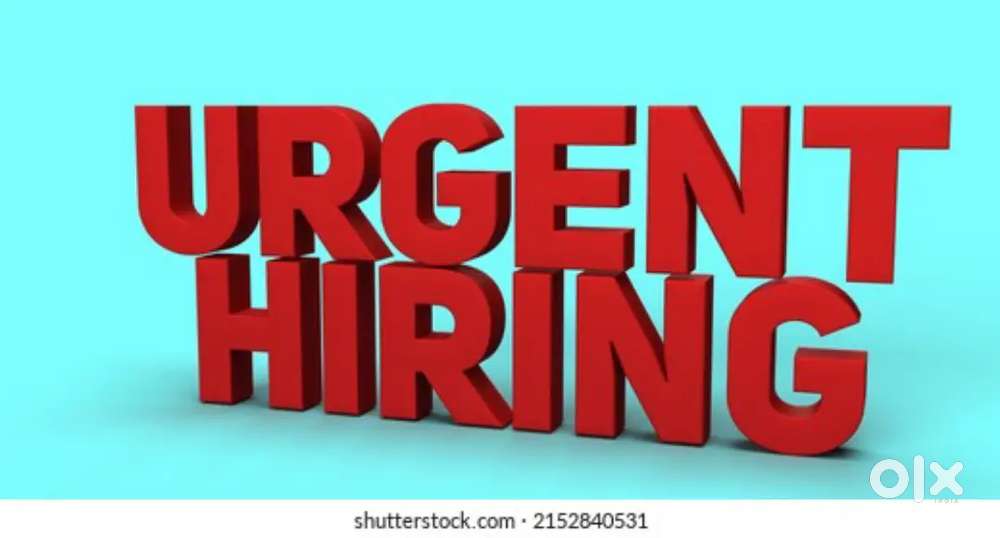 Urgent required female staff