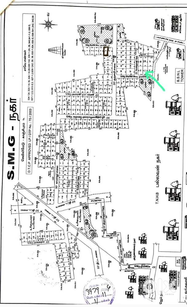Plot for sale back side collector office