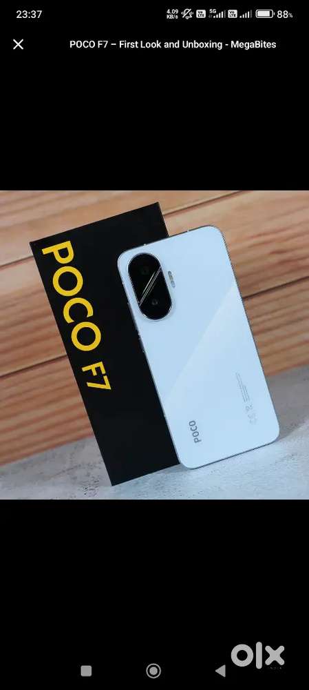POCO F7 Frost White 512 GB Variant