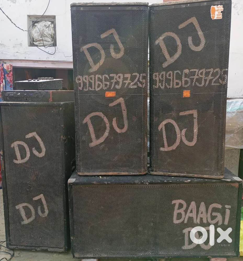 Dj for sale one bass 3 collom mixer and amplifier