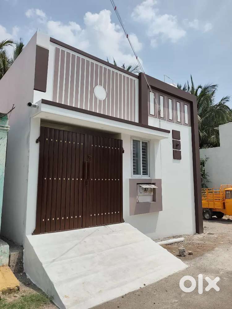 North West bilding back side agriculture land coconut trees and banana